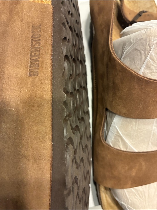 Birkenstock Brown Suede Double-Strap Sandals main image 4